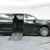 Black Chrysler Pacifica with BraunAbility Side Entry Automatic Fold Out conversion