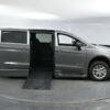 Grey Chrysler Pacifica with BraunAbility Side Entry Automatic Fold Out conversion