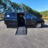 Black Chrysler Pacifica with BraunAbility Side Entry Automatic Fold Out conversion