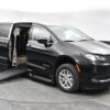 Black Chrysler Voyager with BraunAbility Side Entry Automatic Fold Out conversion