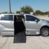 Silver Toyota Sienna with BraunAbility Side Entry Automatic Fold Out conversion