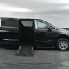 Black Chrysler Pacifica with BraunAbility Side Entry Automatic Fold Out conversion