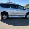 Silver Chrysler Pacifica with Driverge Side Entry Automatic Fold Out conversion