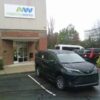 Black Toyota Sienna with BraunAbility Side Entry Automatic Fold Out conversion