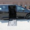 Black Chrysler Pacifica with BraunAbility Side Entry Automatic Fold Out conversion