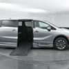 Silver Honda Odyssey with BraunAbility Side Entry Automatic In Floor conversion