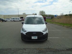 White Ford Transit Connect with Driverge Rear Entry Manual Fold Out conversion
