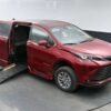 Red Toyota Sienna with BraunAbility Side Entry Automatic Fold Out conversion