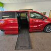 Red Honda Odyssey with BraunAbility Side Entry Automatic In Floor conversion