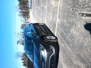 Grey Chrysler Pacifica with Vantage Mobility Side Entry Automatic In Floor conversion