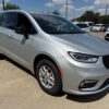 Silver Chrysler Pacifica with BraunAbility Rear Entry Manual Fold Out conversion