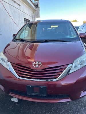 Red Toyota Sienna with Vantage Mobility Side Entry Automatic In Floor conversion