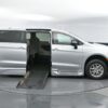 Silver Chrysler Pacifica with BraunAbility Side Entry Automatic Fold Out conversion