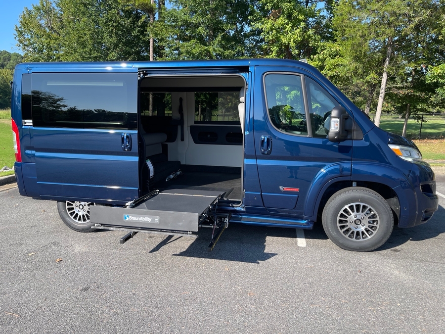 Blue Ram ProMaster with Tempest Side Entry Automatic Fold Out conversion