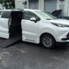 White Toyota Sienna with Vantage Mobility Side Entry Automatic In Floor conversion