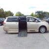 Brown Toyota Sienna with BraunAbility Side Entry Automatic Fold Out conversion