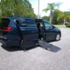 Blue Chrysler Pacifica with Driverge Side Entry Automatic Fold Out conversion