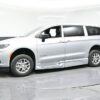 Silver Chrysler Pacifica with BraunAbility Side Entry Automatic Fold Out conversion