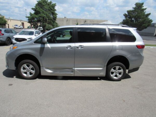 Silver Toyota Sienna with Vantage Mobility Side Entry Automatic In Floor conversion