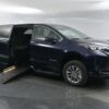 Blue Toyota Sienna with BraunAbility Side Entry Automatic Fold Out conversion