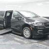 Black Chrysler Pacifica with BraunAbility Side Entry Automatic In Floor conversion