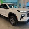 White Chevrolet Traverse with BraunAbility Side Entry Automatic In Floor conversion