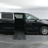 Black Chrysler Pacifica with BraunAbility Side Entry Automatic Fold Out conversion