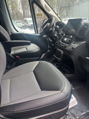 White Ram ProMaster with Driverge Rear Entry Automatic Fold Out conversion