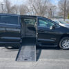 Black Chrysler Pacifica with BraunAbility Side Entry Automatic Fold Out conversion