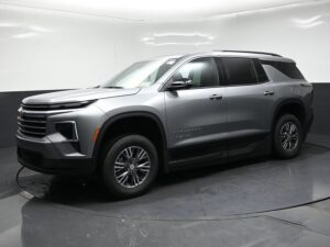 Grey Chevrolet Traverse with BraunAbility Side Entry Automatic In Floor conversion
