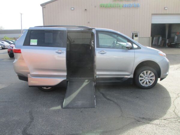 Silver Toyota Sienna with Vantage Mobility Side Entry Automatic In Floor conversion