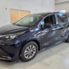 Blue Toyota Sienna with Driverge Rear Entry Manual Fold Out conversion
