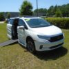 White Honda Odyssey with Vantage Mobility Side Entry Automatic In Floor conversion