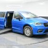Blue Chrysler Pacifica with BraunAbility Side Entry Automatic Fold Out conversion