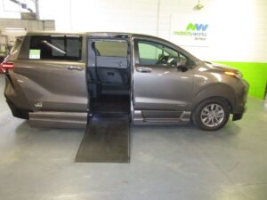 Grey Toyota Sienna with Vantage Mobility Side Entry Automatic In Floor conversion