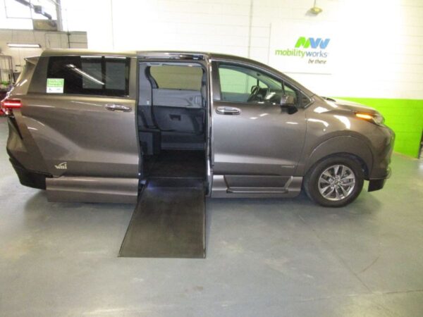 Grey Toyota Sienna with Vantage Mobility Side Entry Automatic In Floor conversion