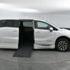 White Honda Odyssey with BraunAbility Side Entry Automatic In Floor conversion