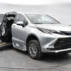 Silver Toyota Sienna with BraunAbility Side Entry Automatic Fold Out conversion