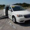 White Chrysler Town and Country with BraunAbility Side Entry Automatic Fold Out conversion