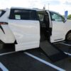 White Toyota Sienna with Vantage Mobility Side Entry Manual Fold Out conversion