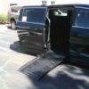 Black Chrysler Pacifica with BraunAbility Side Entry Automatic Fold Out conversion