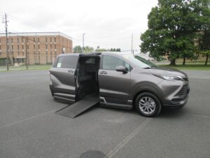 Grey Toyota Sienna with Vantage Mobility Side Entry Automatic In Floor conversion