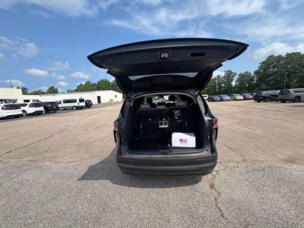 Black Toyota Sienna with BraunAbility Side Entry Automatic Fold Out conversion