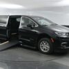 Black Chrysler Pacifica with BraunAbility Side Entry Automatic In Floor conversion