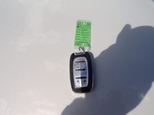 White Chrysler Pacifica with Vantage Mobility Side Entry Automatic In Floor conversion