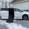 White Honda Odyssey with Vantage Mobility Side Entry Automatic In Floor conversion