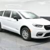 White Chrysler Pacifica with BraunAbility Rear Entry Manual Fold Out conversion