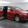Red Chrysler Pacifica with BraunAbility Side Entry Automatic Fold Out conversion