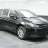 Black Chrysler Voyager with BraunAbility Rear Entry Manual Fold Out conversion