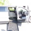 Silver Dodge Grand Caravan with BraunAbility Side Entry Automatic Fold Out conversion